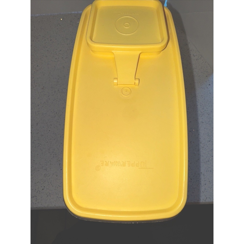 Tupperware Modular Mates Super Cereal Storer Keeper 20 Cup/4.8L Yellow Seal - Picture 3 of 5